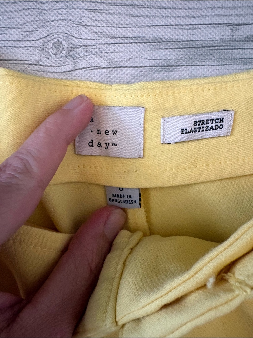 a new day Lemon Yellow High-Waist Pleated Shorts - Picture 2 of 2